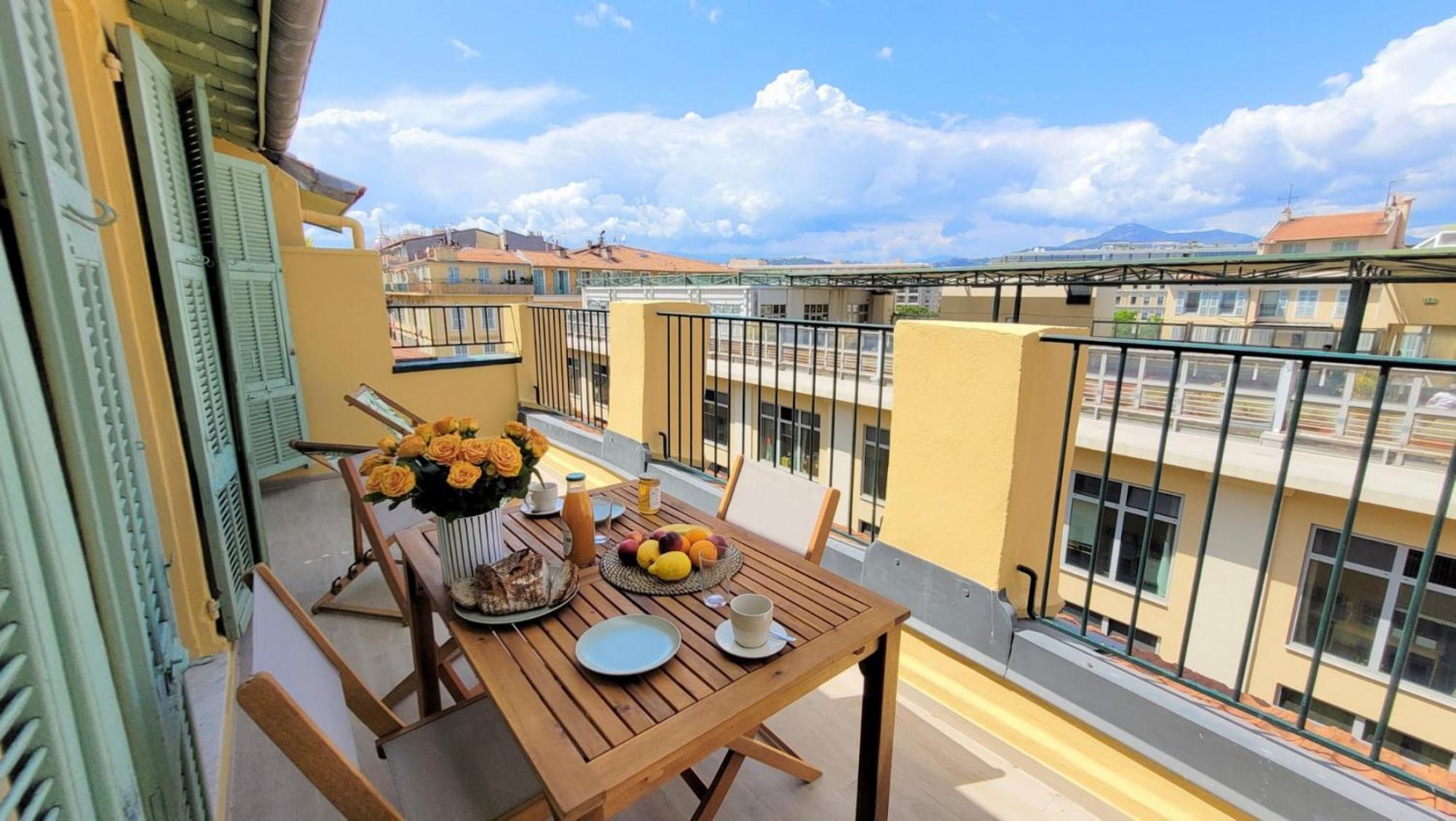 Ze Perfect Place - Opera Nice - Appartement 2 Chb - Ac - Terrasse Eksteriør bilde